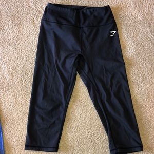 Gymshark black cropped leggings